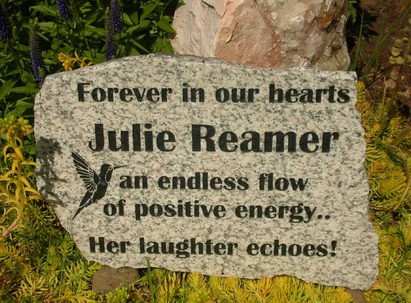 Large Engraved Granite Stone Memorial Engraved Rock