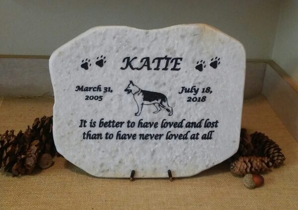 Lrg Pet Granite Katie.8 18