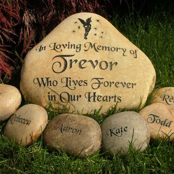 Memorial Rocks Personalized Garden Memorial Stones Engraved Rock