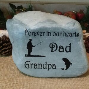 Engraved River Rocks for Dad or Grandpa