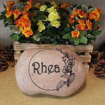 Personalized Garden Stone for Rhea